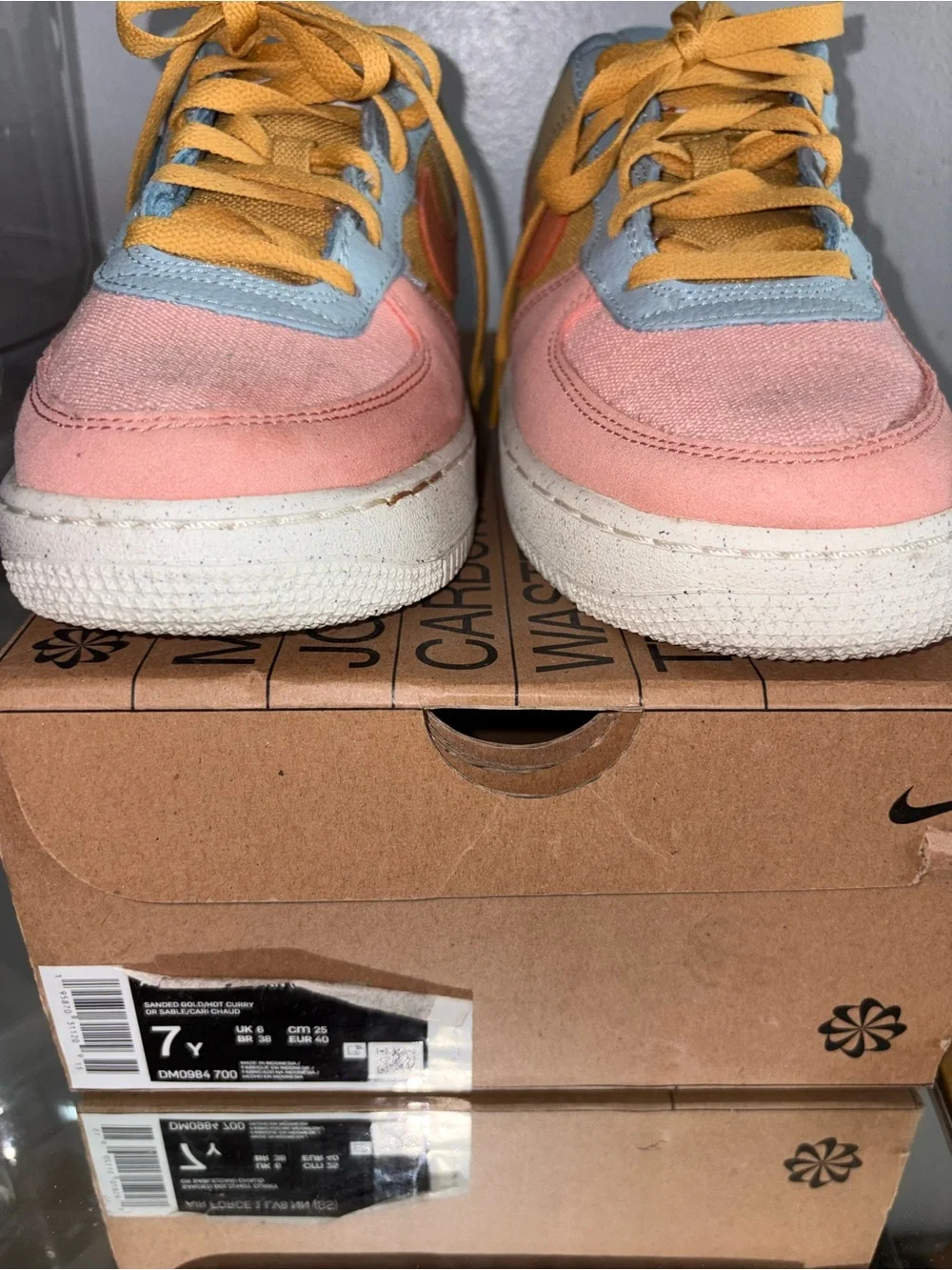 Pastel Multi-Color Low-Top Women’s Sneakers